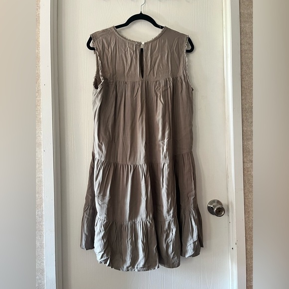 Dylan Sleeveless Brown Mini Dress - Picture 2 of 7